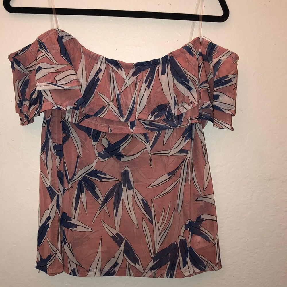 Brand New plus Of the shoulder top